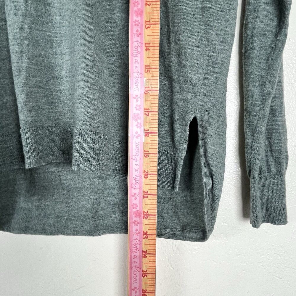 Madewell 100% Merino Wool Lightweight Sweater Women’s XS Sage Green Soft Luxury - Picture 8 of 11